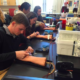 IB Biology Students learn how to properly draw blood