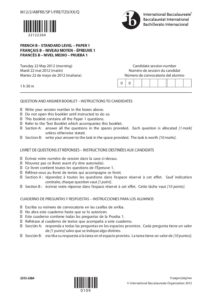 Question Booklet