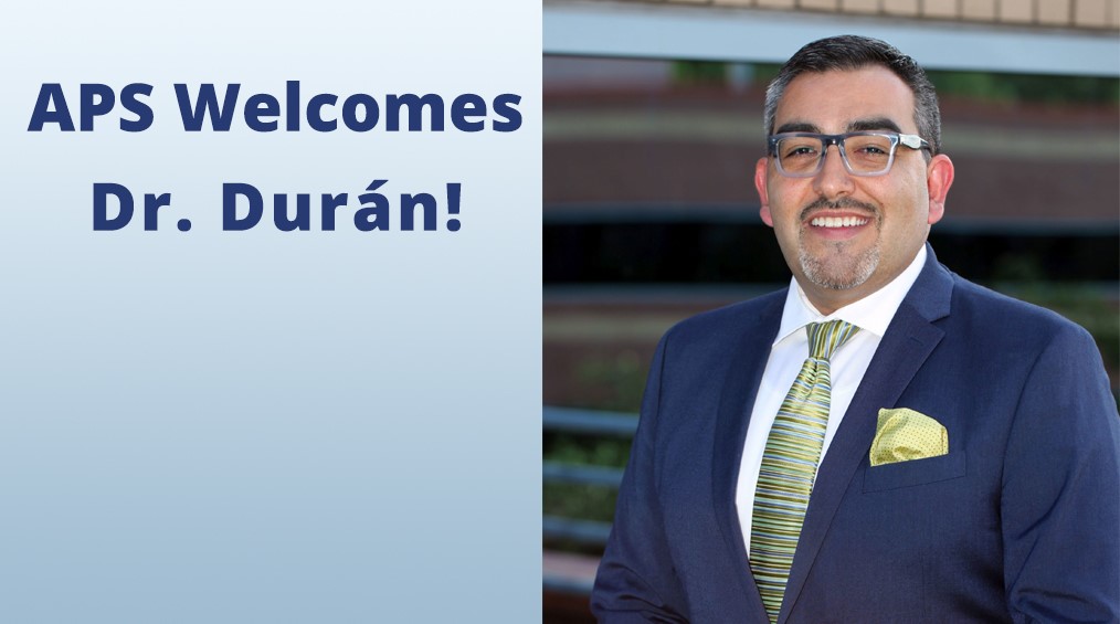Welcome Dr. Duran