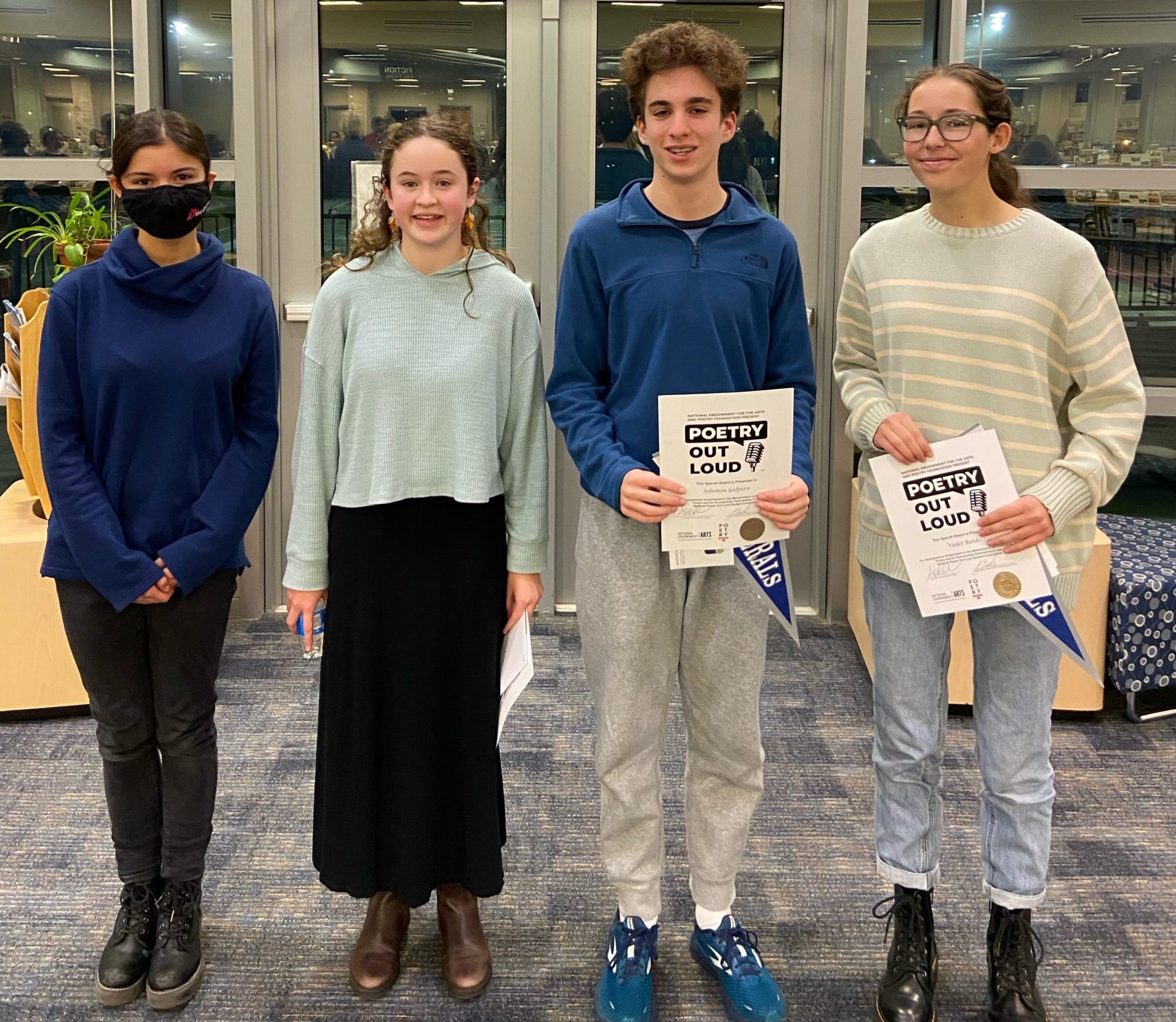 Four Poetry Out Loud Winners