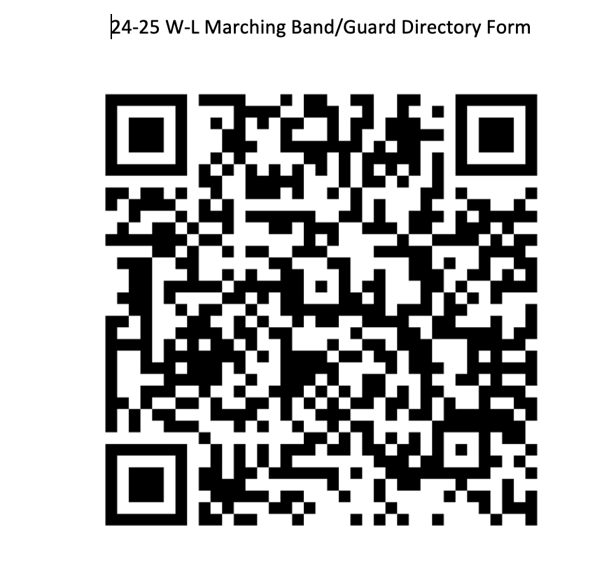 Marching Band Directory QR code