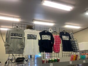 Spirit wear concession stand