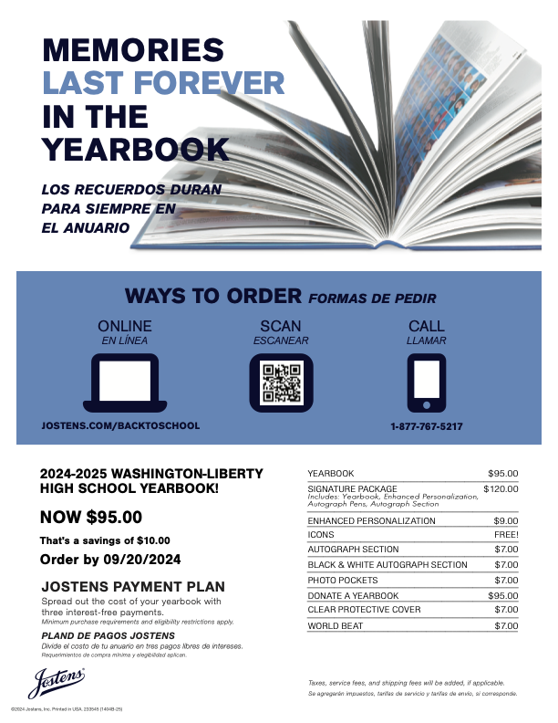 WL Ways to order Yearbook Flier