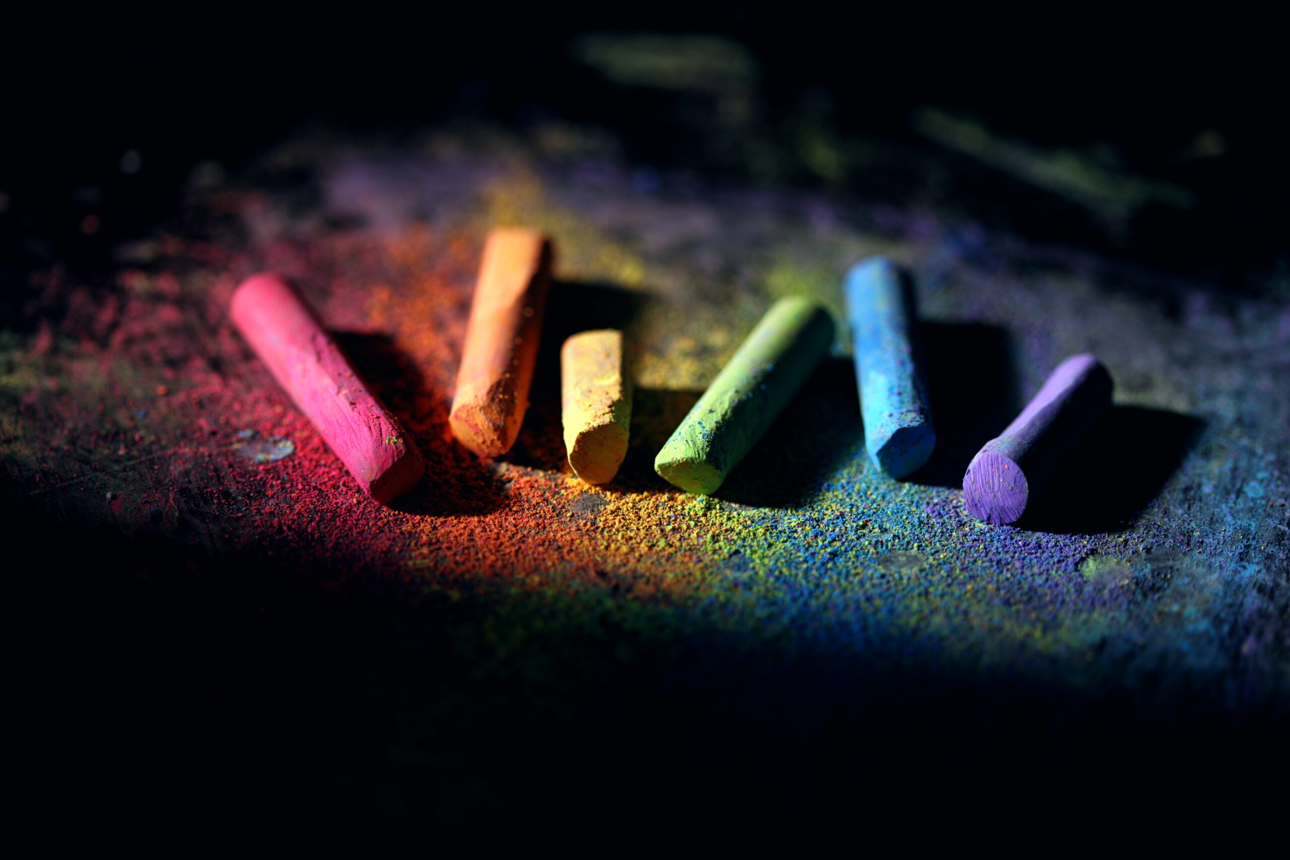 colorful crayons