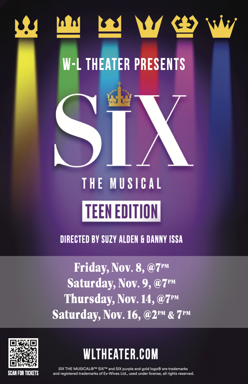 Six The Musical Theater Poster (Click on Link for readable PDF)